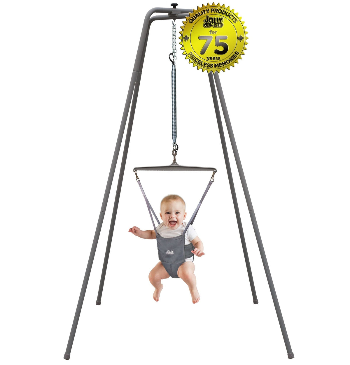 Standing Baby Exerciser with Super Stand, Grey, Ages 3m+ M2H4 - product image 1