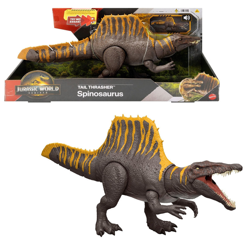 World Tail Thrasher Spinosaurus Figure for Ages 3+ X5S5