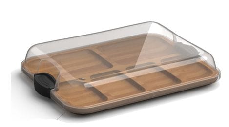 Build-A-Board Divided, Stained Bamboo, 11 x 14-in E9R8 - product image 1