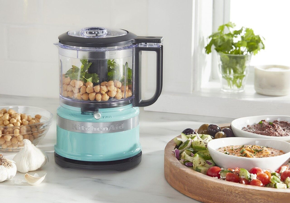 Compact 3.5 Cup Food Chopper/Mini Food Processor with Dishwasher Safe Parts, Aqua Sky S3E3 - product image 5