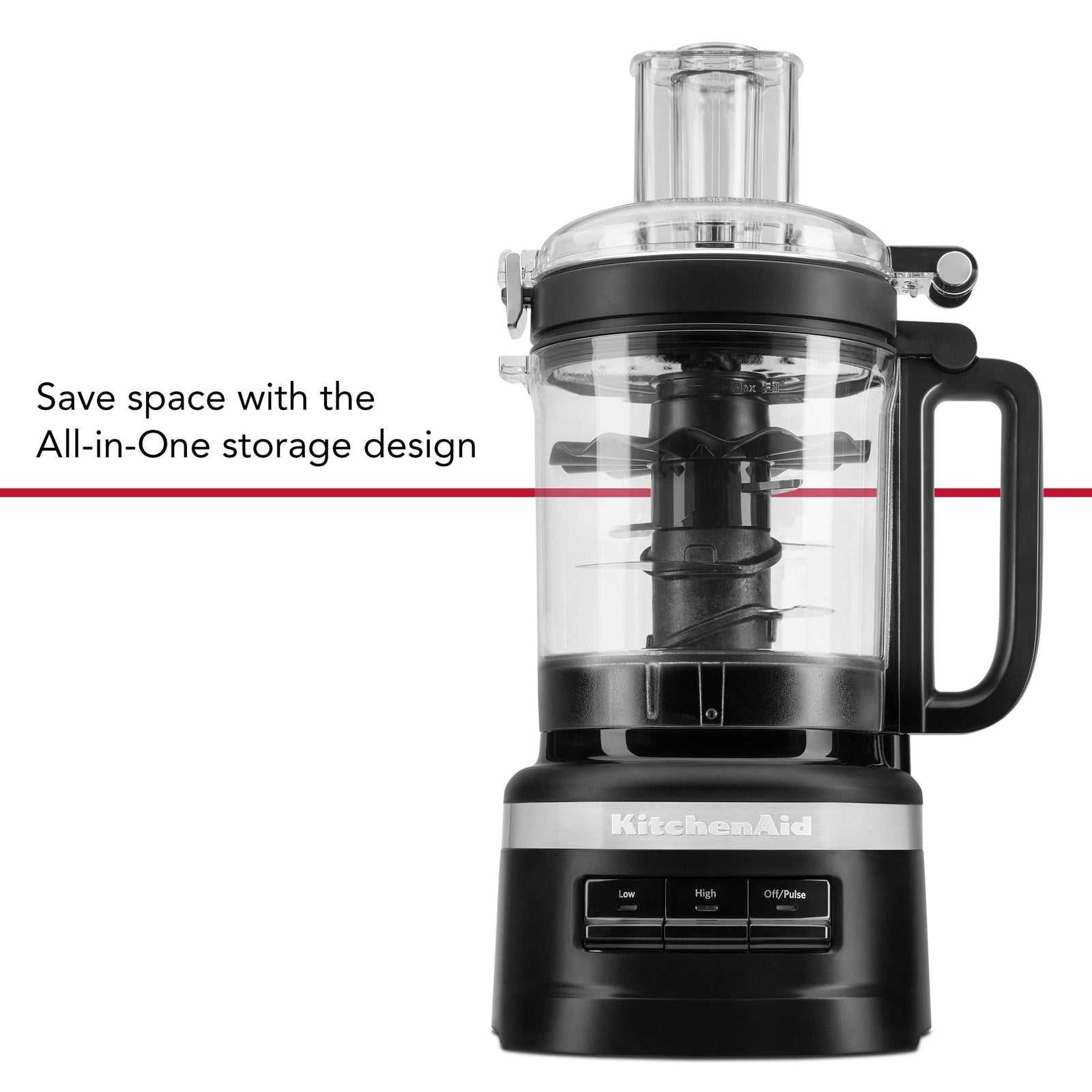 Food Processor Plus Black Matte, 9 Cups U8I6 - product image 3