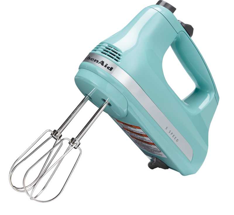 Ultra Power 5-Speeds Hand Mixer with Turbo Beater Aqua Sky E3K7
