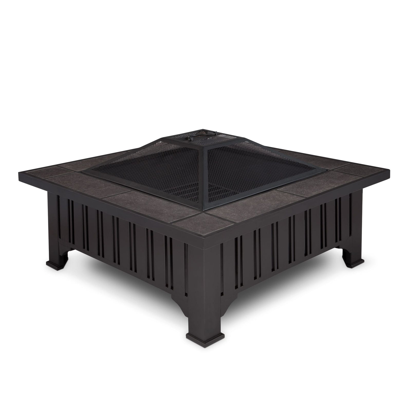 Square Wood Burning Fire Pit in Black, 34-in N5Y4 - product image 1