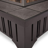 Square Wood Burning Fire Pit in Black, 34-in N5Y4 - product image 4