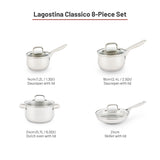 Classico Stainless Steel Cookware Set, 8-pc M2P7 - product image 4