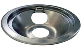 62241 GE Stove Shallow-Draw Drip Pan with Trim Ring, Dishwasher Safe, Bright Chrome, 6-in T5D8 - product image 1