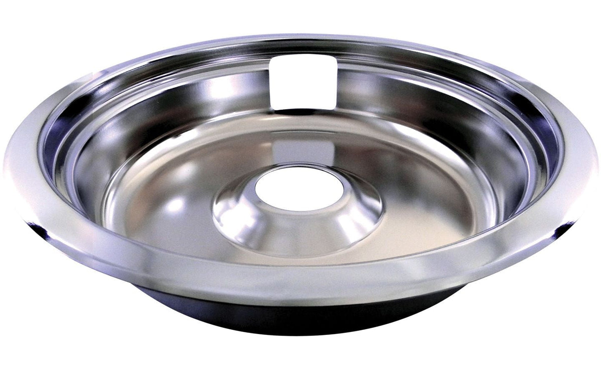 62470 Universal Stove Drip Pan with Trim Ring, Bright Chrome, 8-in D8X2 - product image 1
