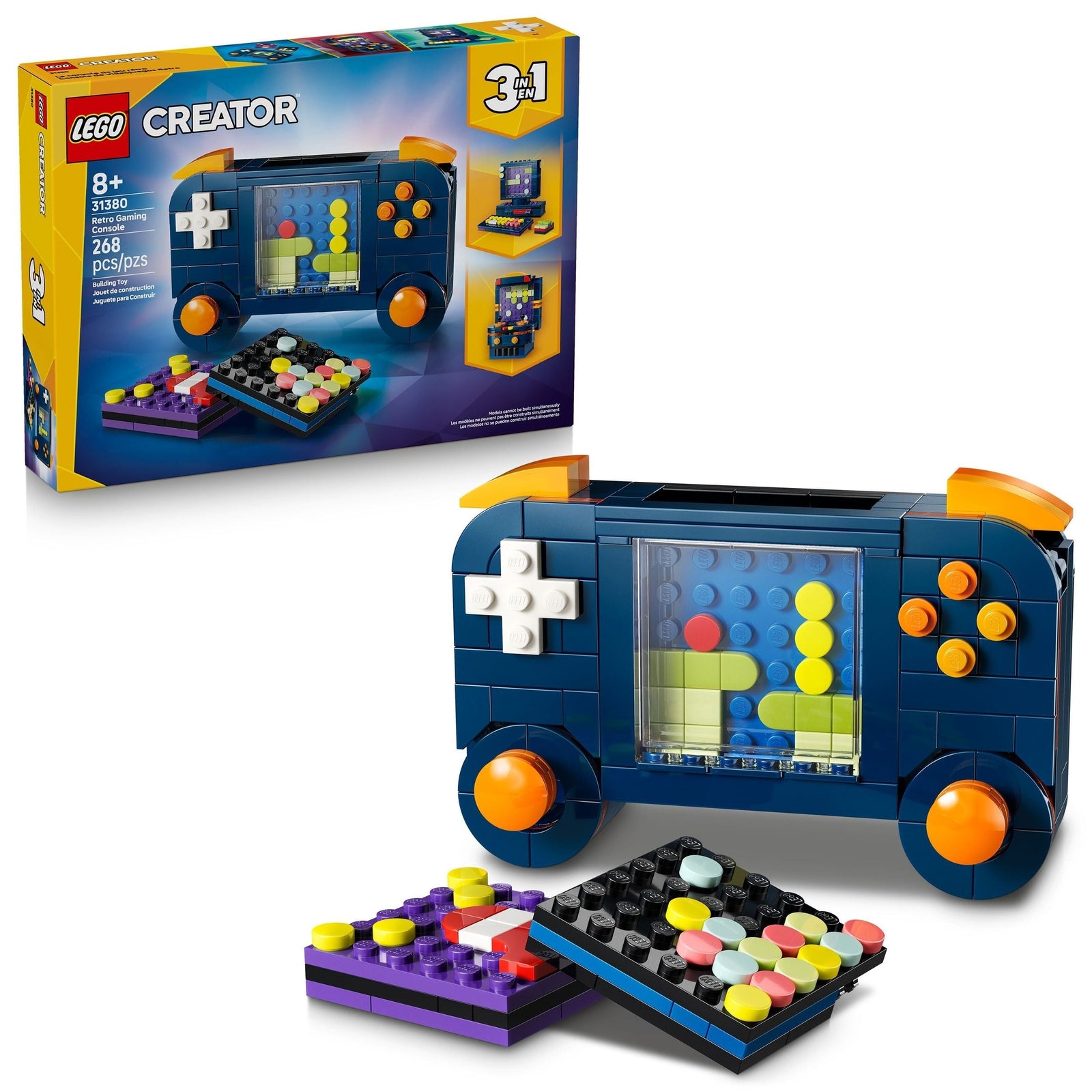 Creator 3-in-1 Retro Gaming Console Building Set - 31380, 268-pcs, Ages 8+ U7K3 - product image 1