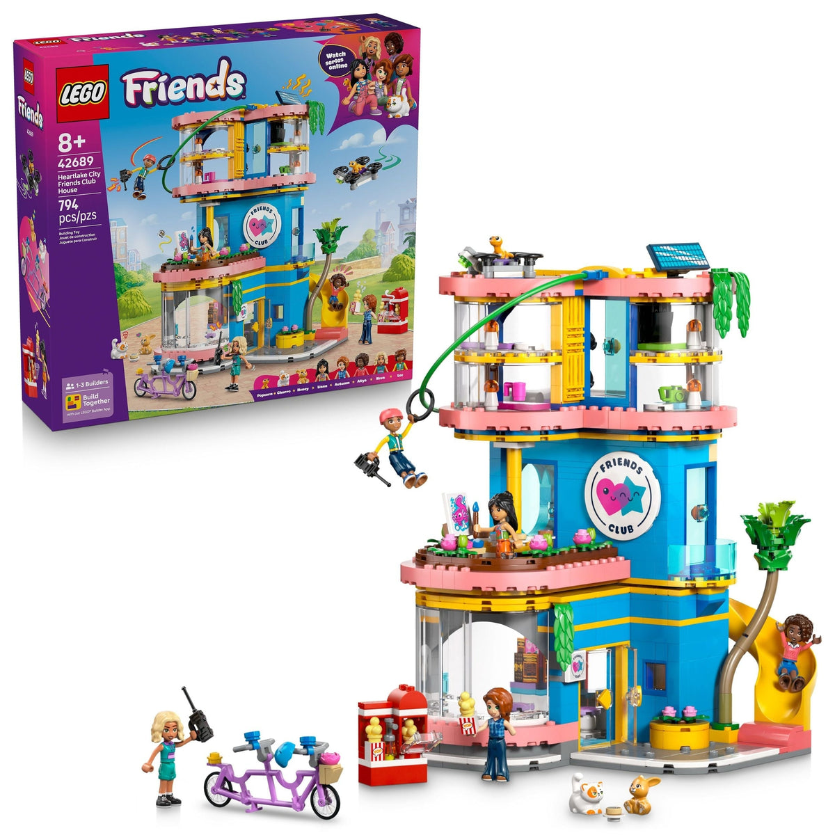 Friends Heartlake City Friends Club House Building Set - 42896, 794-pcs, Ages 8+ C5X4 - product image 1