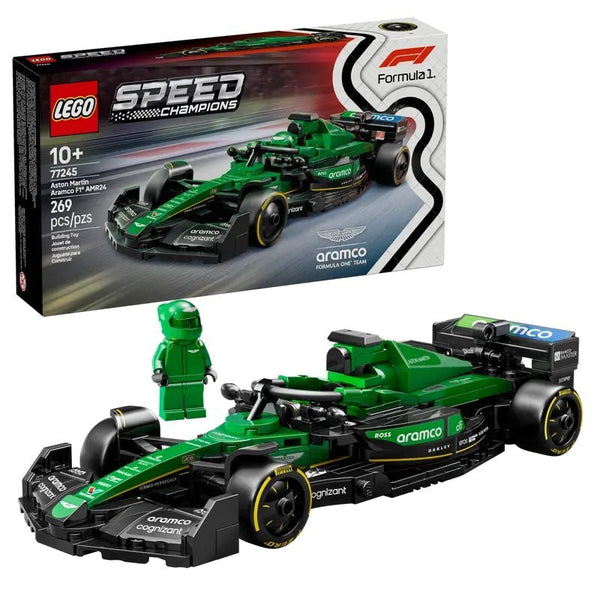Speed Champions Aston Martin Aramco AMR24 F1 Race Car - 77245, 269-pcs, Ages 10+ A1U4