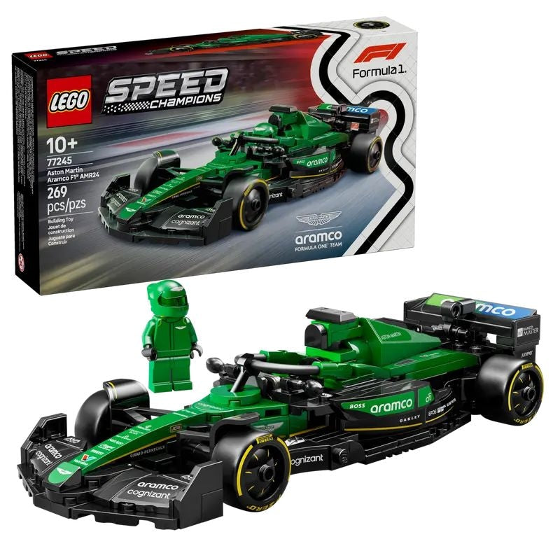 Speed Champions Aston Martin Aramco AMR24 F1 Race Car - 77245, 269-pcs, Ages 10+ A1U4