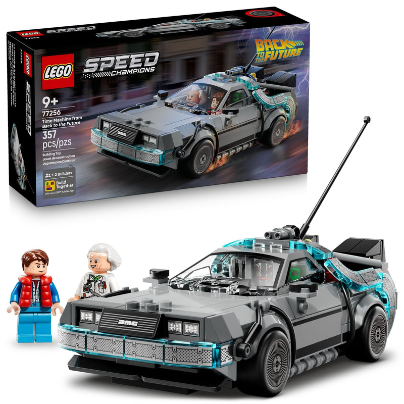Speed Champions Time Machine From Back To The Future - 77256, 357-pcs, Ages 9+ H6R0