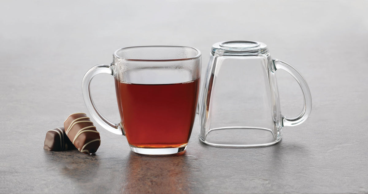 Square Mug Set, Clear, 4-pc Y8M3 - product image 4