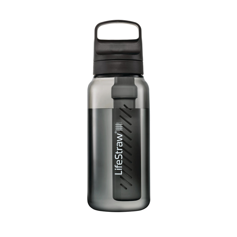GO Series Water Bottle, 1-L, Black G6B1