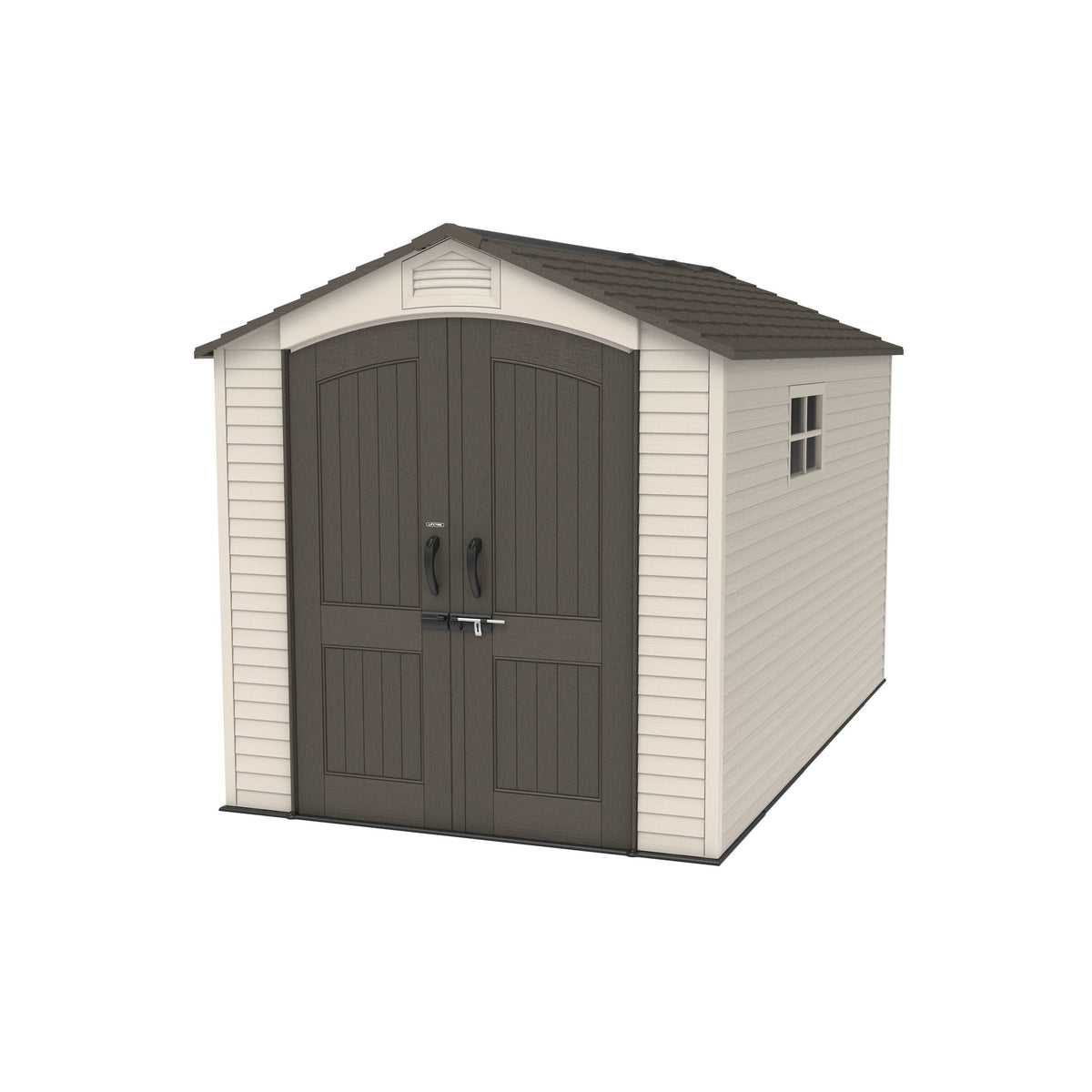 Lockable Steel Shed, Beige, 7 x 12 -ft S9Y2 - product image 2