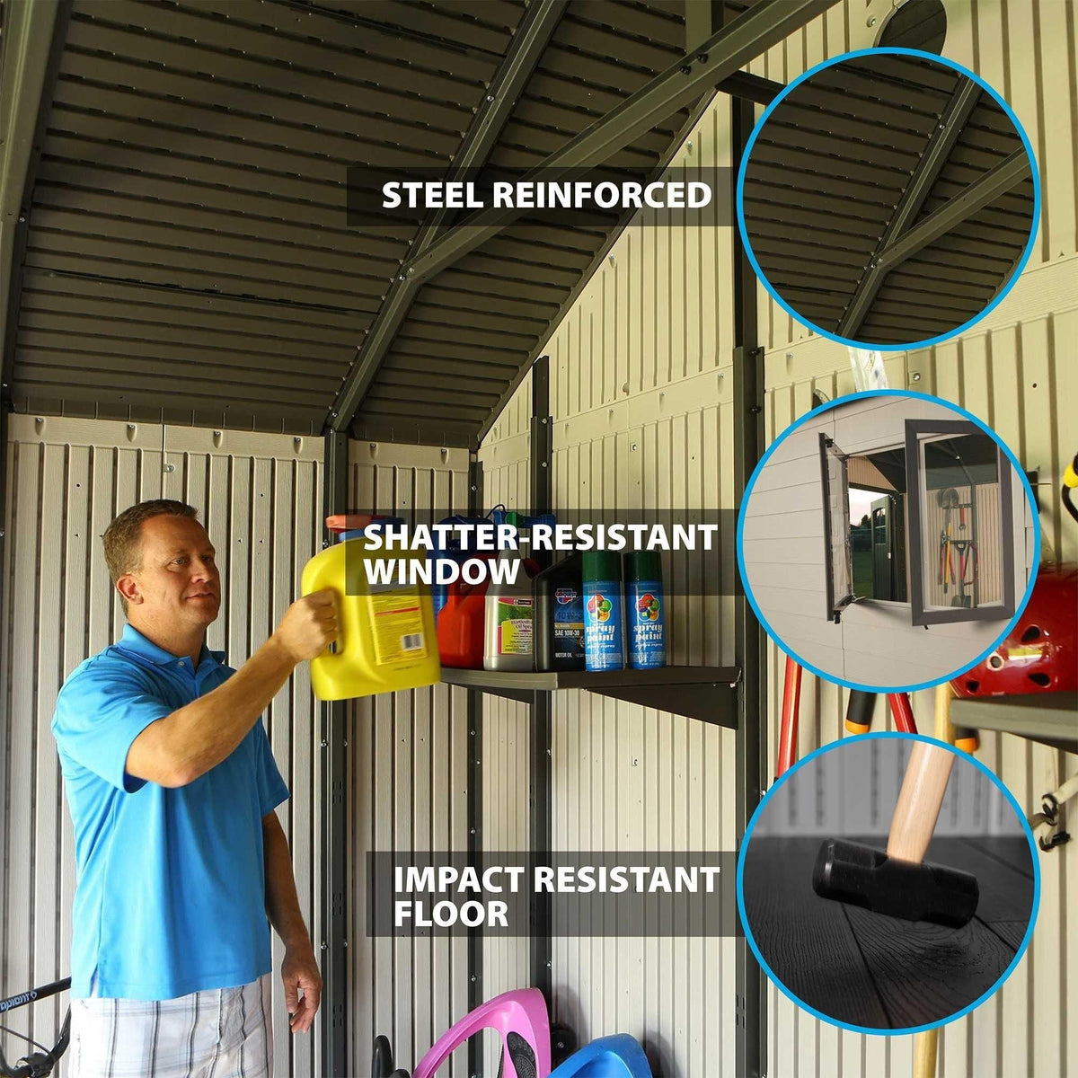 Outdoor Storage Shed, 11-ft x 18.5-ft R3W5 - product image 3
