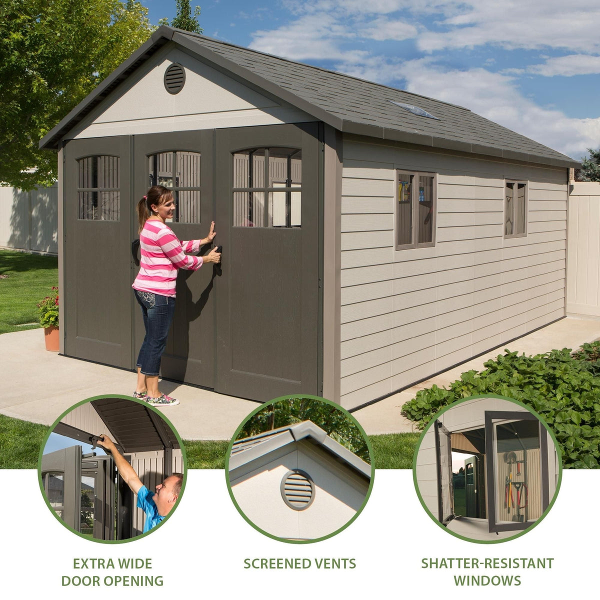 Outdoor Storage Shed, 11-ft x 18.5-ft R3W5 - product image 4