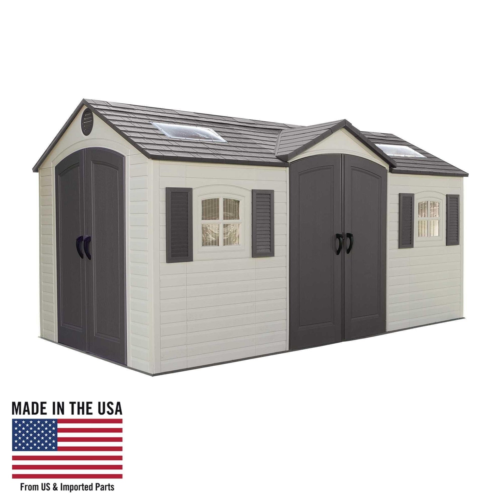 Outdoor Storage Shed with Dual Side Entry, 15 x 8-ft H8F6 - product image 5