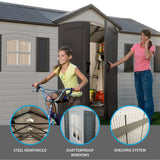 Outdoor Storage Shed with Dual Side Entry, 15 x 8-ft H8F6 - product image 6