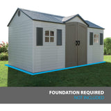 Outdoor Storage Shed with Windows, 8-ft x 15-ft G8T0 - product image 3
