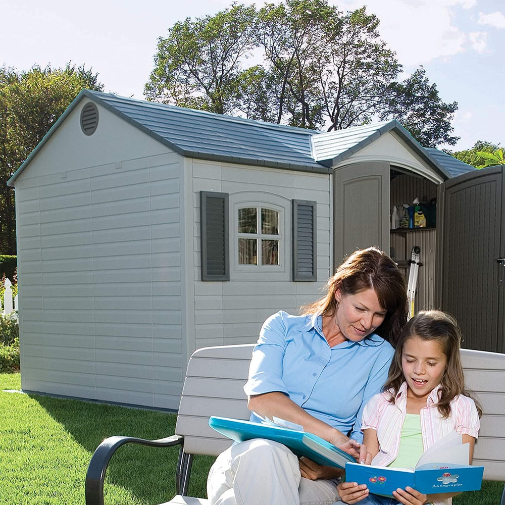 Outdoor Storage Shed with Windows, 8-ft x 15-ft G8T0 - product image 7