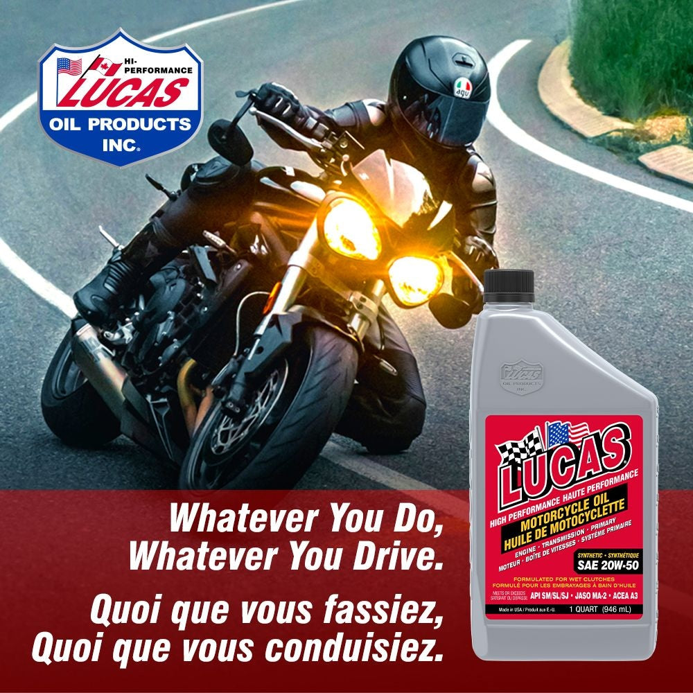 Oil High Performance Synthetic Motorcycle Oil SAE, 946-mL R6I5 - product image 4