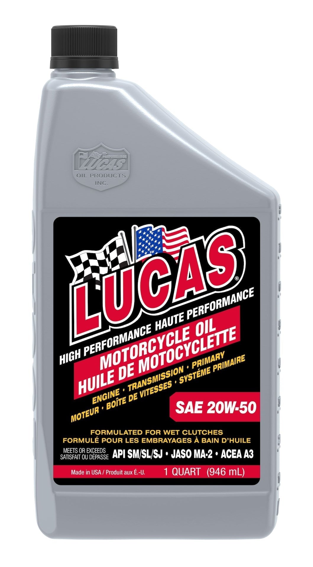 SAE 20W-50 High Performance Motorcycle Oil, 946-mL D9A0 - product image 1