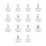 Baby's 1st Year Milestone Blanket, Hello World Wreath V2Z7 - product image 1