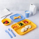 Kids' Plastic Dinnerware Set, Serves 4, 24-pc, Dishwasher Safe T7K1 - product image 5