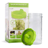 Single Mason Jar Sprouting Kit with Seeds, 3-pc N2Q4 - product image 1