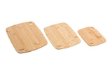 Bamboo Cutting Board, Assorted Sizes, 3-pk F5J7 - product image 1