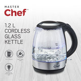 Cordless Electric Kettle with Auto Shut Off & Blue Light, Glass, 1.2L K9W6 - product image 2