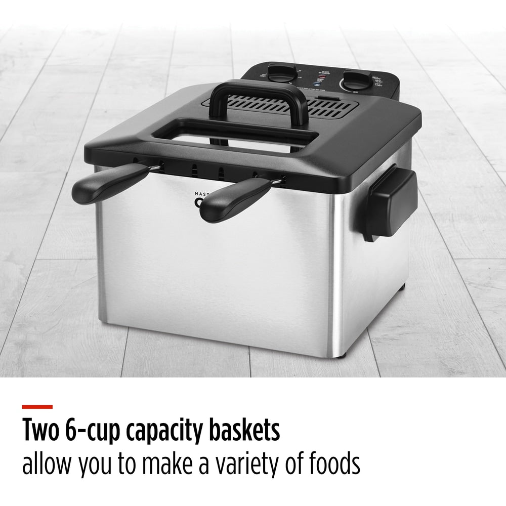 Deep Fryer with 2 Basket Capacity, Stainless Steel, 4.5-L Q3T8 - product image 6