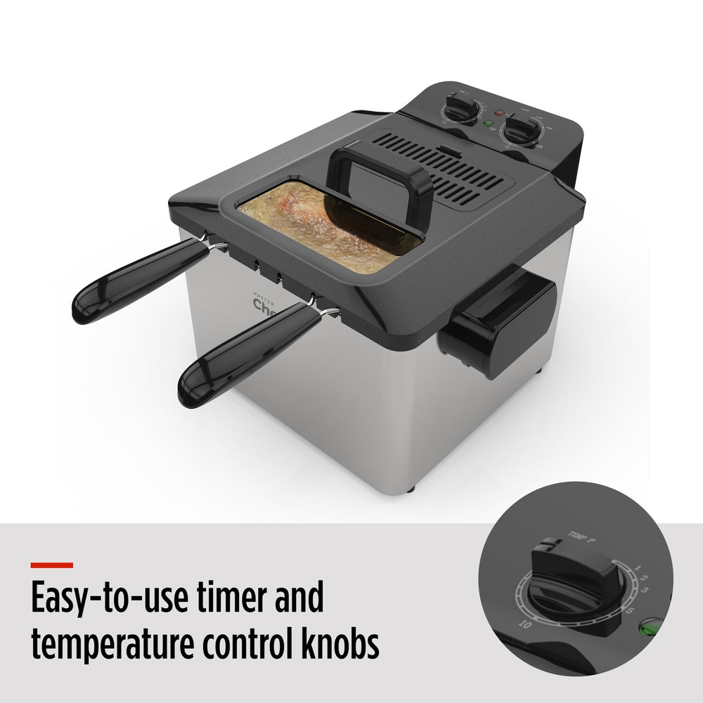 Deep Fryer with 2 Basket Capacity, Stainless Steel, 4.5-L M1B0 - product image 7