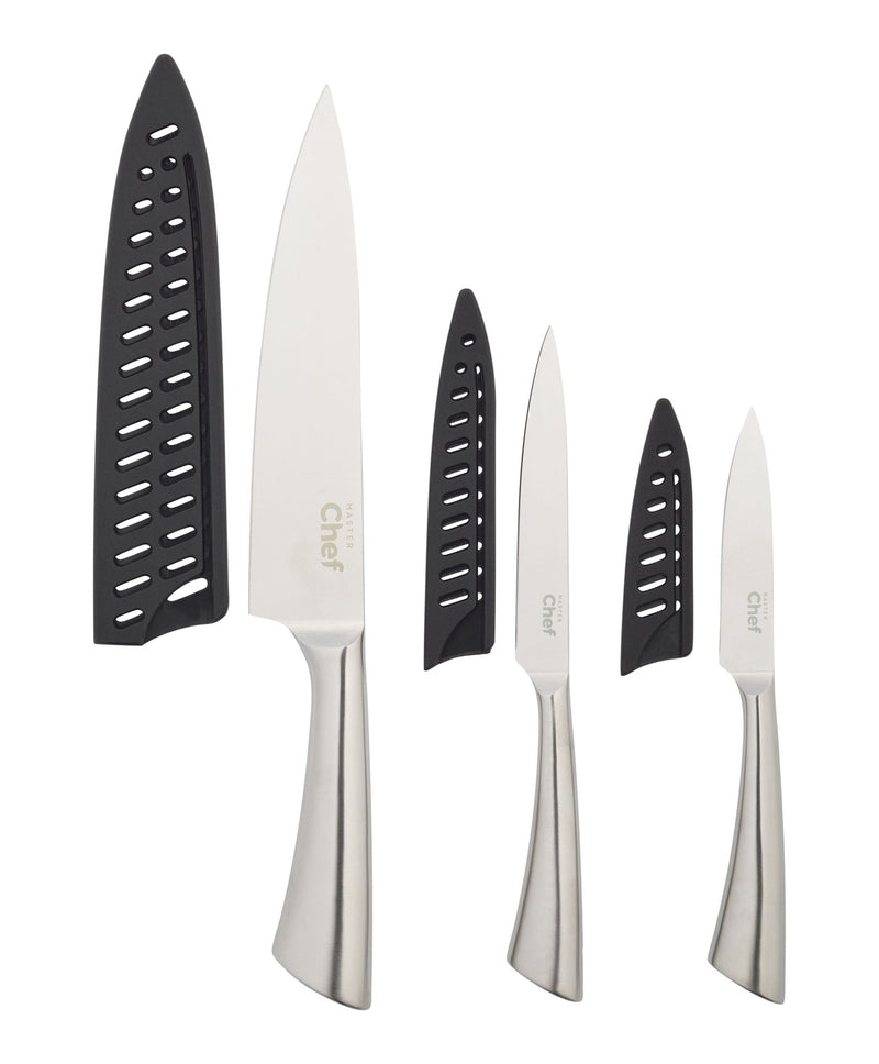 Knife Set with Hollow Stainless Steel Handle, 3-pc T3W5