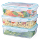 Plastic Food Storage Container Set with Snap Lid, 1-L, 6-pc Q8A5 - product image 1
