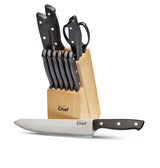 Stainless Steel Knife Block & Kitchen Starter Kit, Ergonomic Grip, 22-pc B2S0 - product image 1