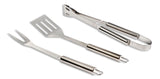 Stainless Steel Outdoor BBQ Grill Accessories Tools Set, 3-pc X5Y3 - product image 1