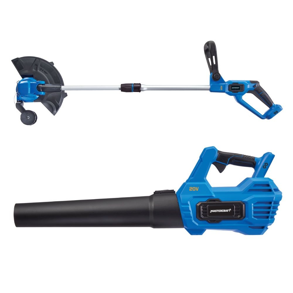 20V Cordless 12" String Trimmer and 370CFM Blower Combo Kit with PWR POD 2 Ah Battery and Charger D3W9 - product image 1