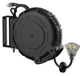 40-ft Retractable Black Extension Cord Reel with Swivel Mount I4D1 - product image 1