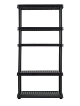 Adjustable 5-Shelf Resin/ Plastic Storage Rack/ Shelving Unit, 36 x 14 x 72-in V7Q5 - product image 5