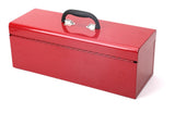 Portable Metal Hip Roof Tool Box with Removable Tray, 19-in, Red F6K1 - product image 2