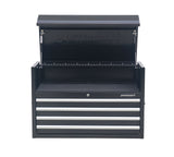Powder-Coated Steel Tool Chest with Liners, Black, 36-in N7G0 - product image 1