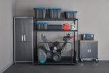 Seasonal Storage Rack with Rolling Platform Cart, Black, 65.5-in x 35.5-in x 68-in Y0K1 - product image 5