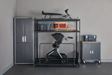 Seasonal Storage Rack with Rolling Platform Cart, Black, 65.5-in x 35.5-in x 68-in Y0K1 - product image 6