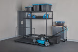 Seasonal Storage Rack with Rolling Platform Cart, Black, 65.5-in x 35.5-in x 68-in X2W5 - product image 8
