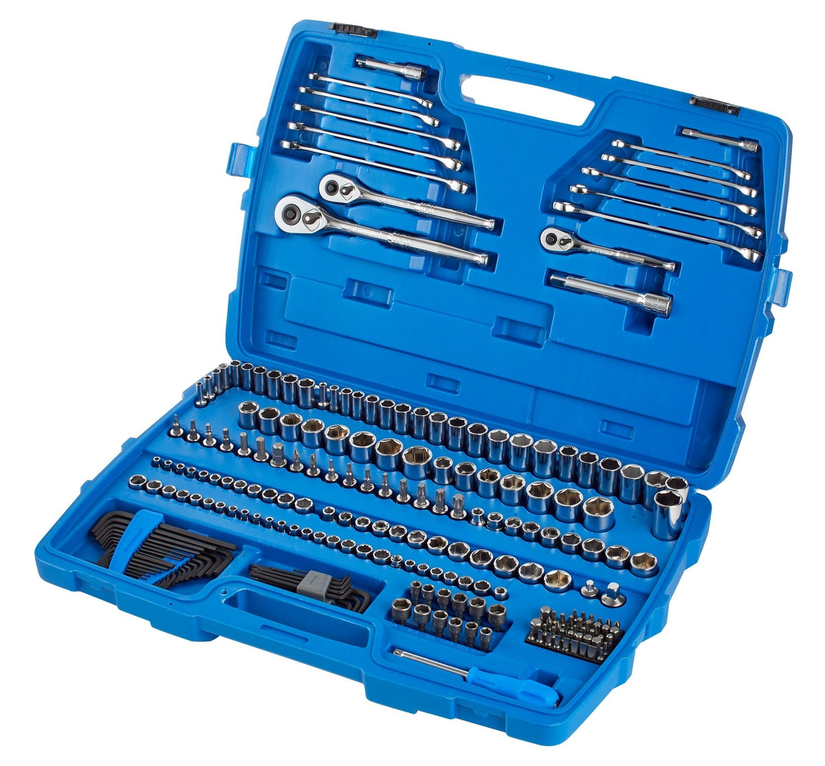 Socket Set, 233-pc, SAE / Metric, Nickel-Chrome Plating W3D9 - product image 2