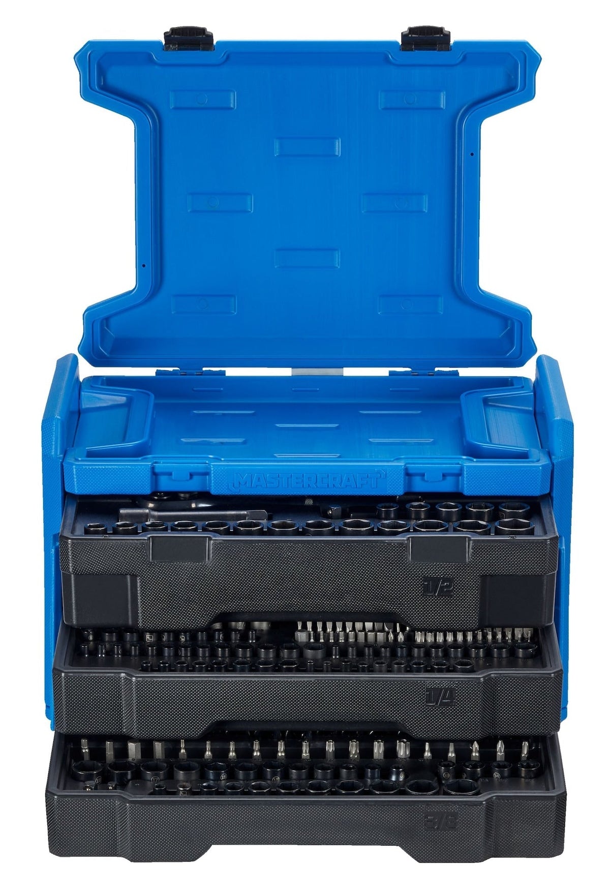 Socket Set, SAE/Metric, CRV, Black Steel Finish, 260-pc Y8Y7 - product image 5