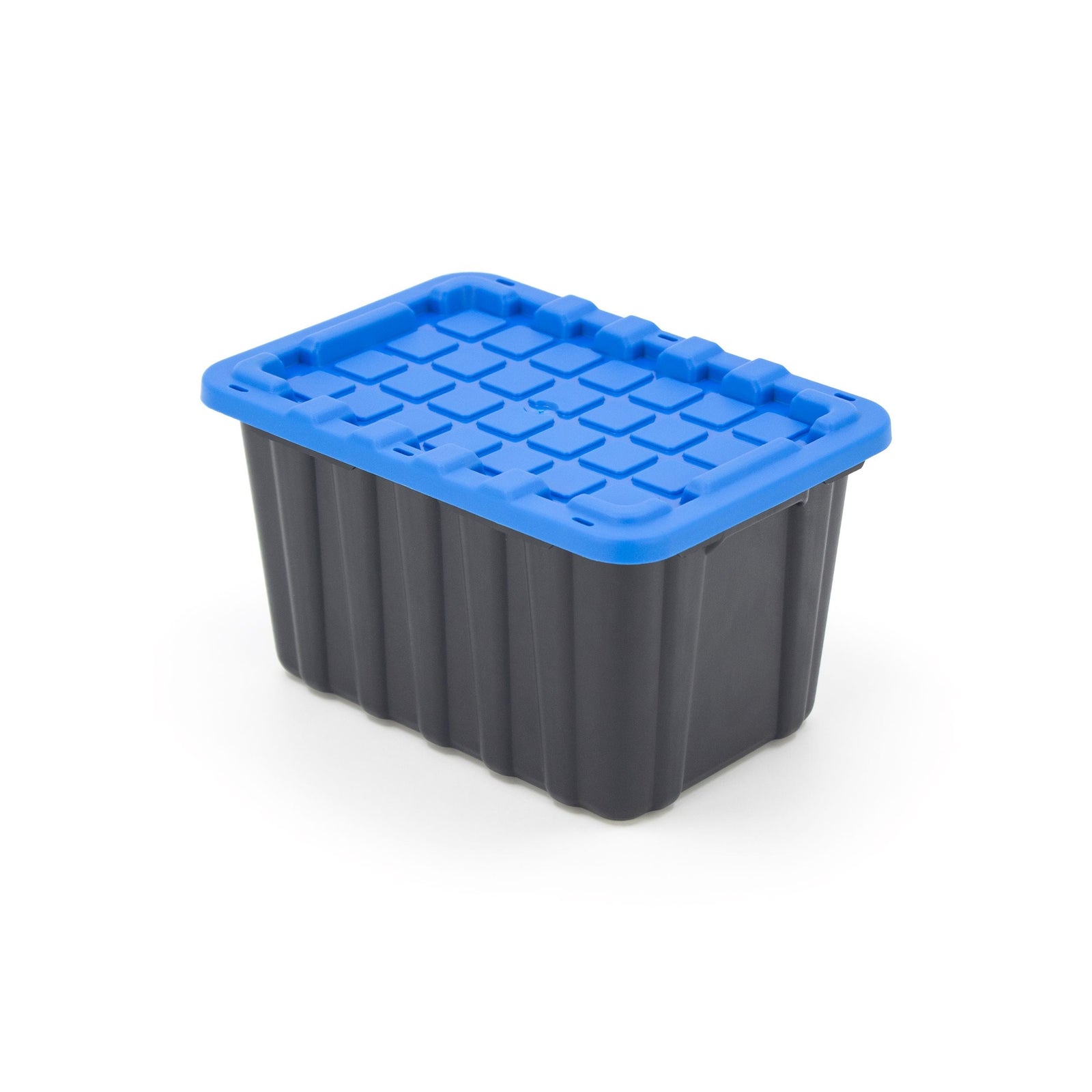 Tiny Heavy Duty Stackable Storage Tote with Lid, Black F9M7 - product image 2