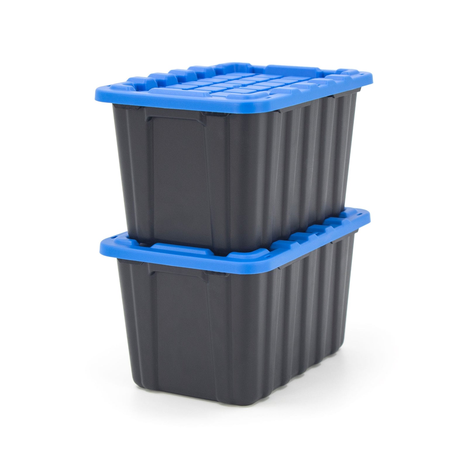 Tiny Heavy Duty Stackable Storage Tote with Lid, Black F9M7 - product image 5
